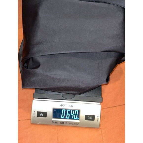 SKIMS FOLDOVER  Black High Rise Flared lPants Women size Large - Picture 10 of 10